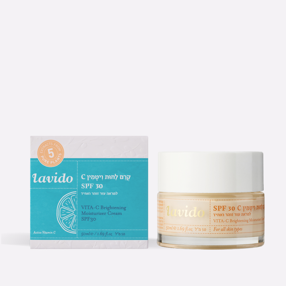 חדש! קרם לחות ויטמין סי SPF30