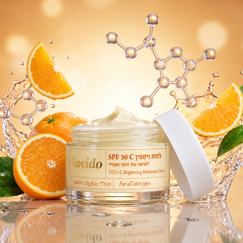 חדש! קרם לחות ויטמין סי SPF30