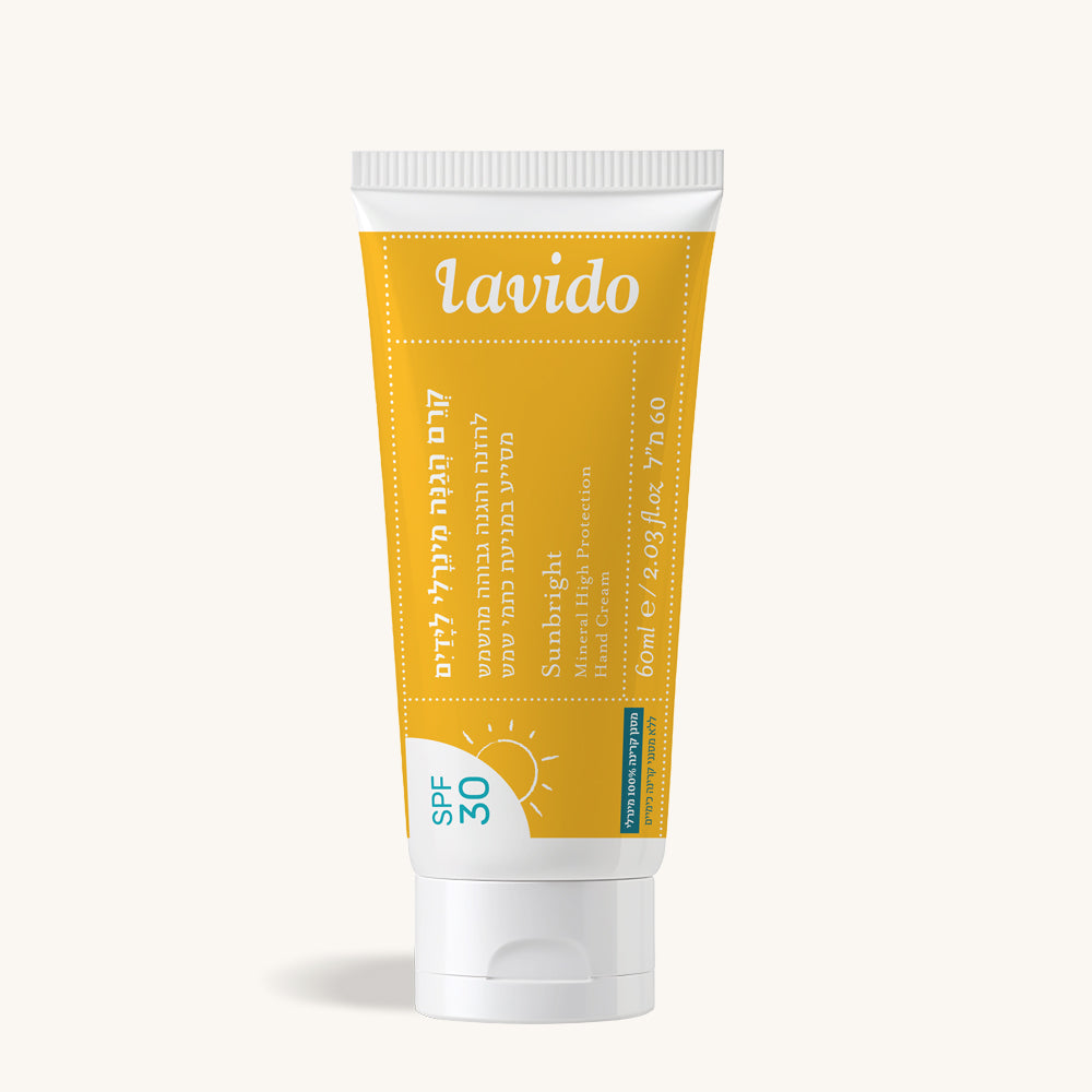 קרם הגנה מינרלי לידיים SPF30
