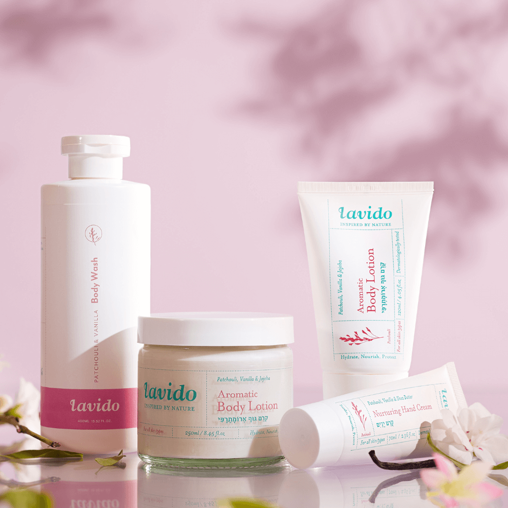 מוצרי פטשולי לטיפוח הגוף