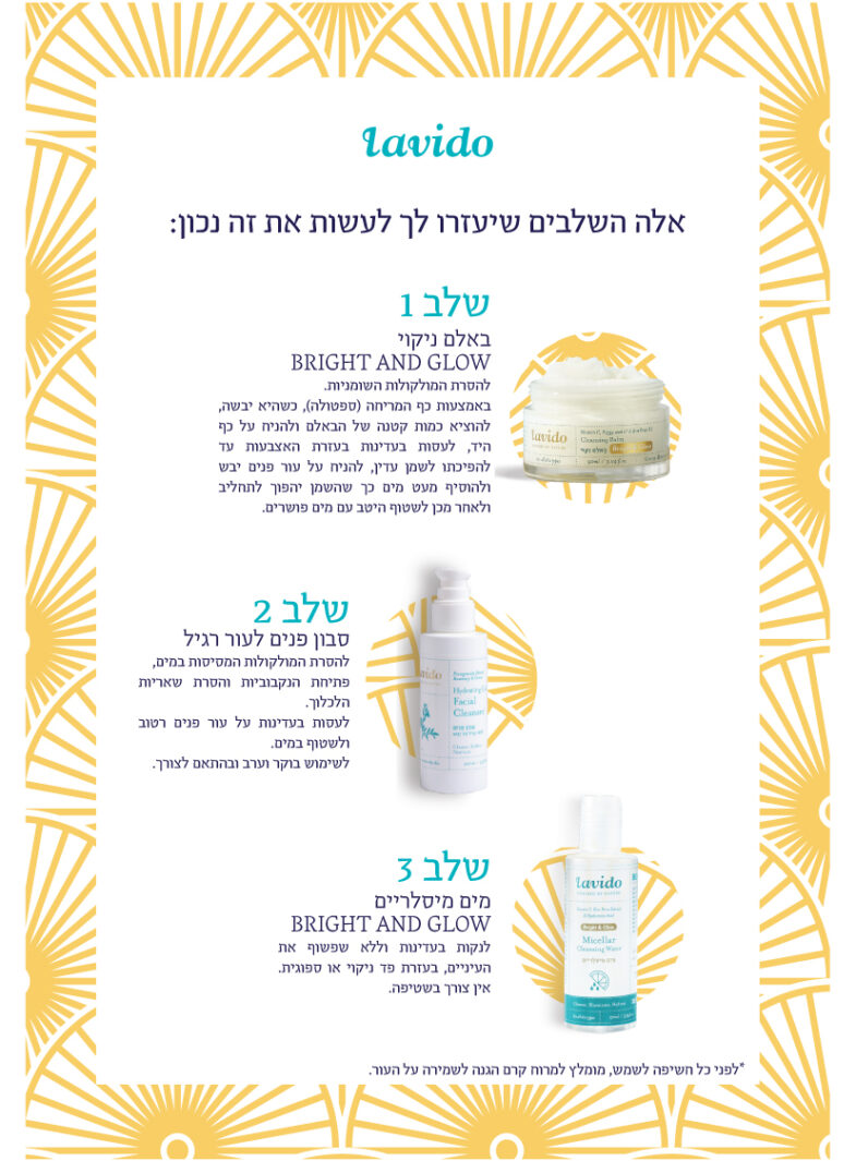 גלויה שגרת טיפוח 13
